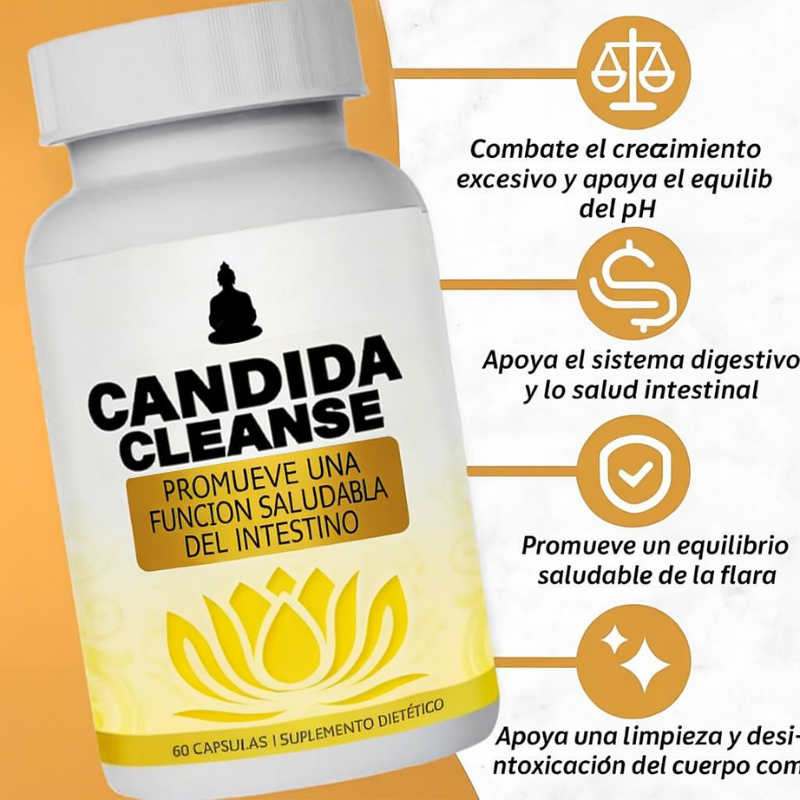 Cándida Cleanse - Fórmula Ayurvédica para la Salud Digestiva y Equilibrio Fúngico