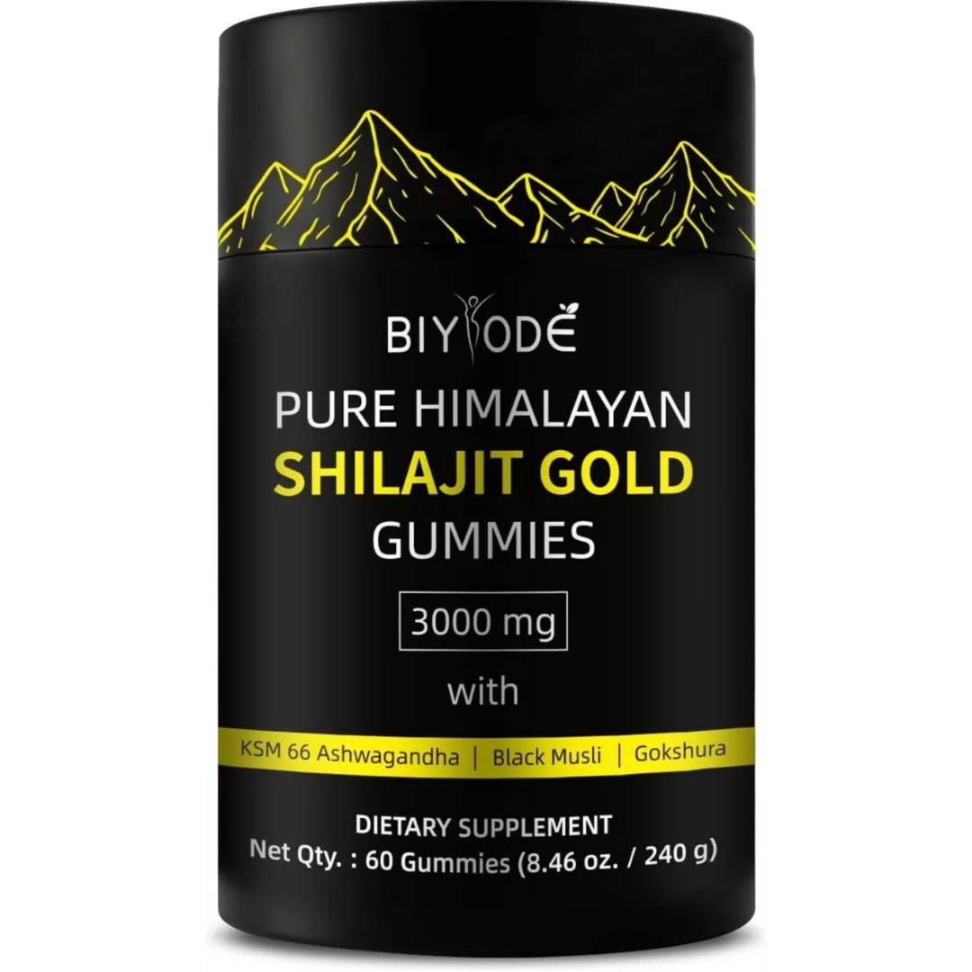 Gomitas de Shilajit 100% Puro del Himalaya