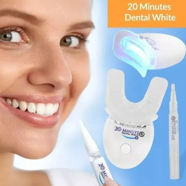 Blanqueador dental UV Consigue una sonrisa perfecta en solo 20 minutos.
