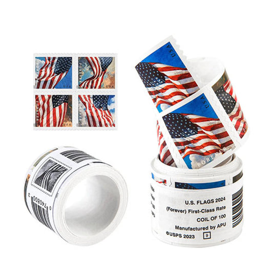 2024 USPS Forever American Flag Stamps Rolls2024 USPS Forever American Flag Stamps Rolls