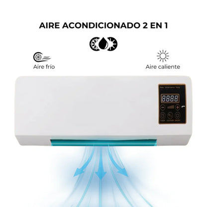🔥❄️ AIRE ACONDICIONADO PORTÁTIL 2 EN 1 – ¡Enfría y Calienta al Instante!