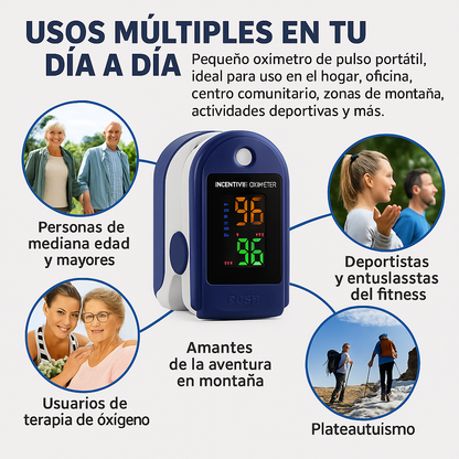 🩺 OXIMETRO DE PULSO 2 EN 1 - 60% DE DESCUENTO - PEDIR Y PAGAR EN CASA ✅