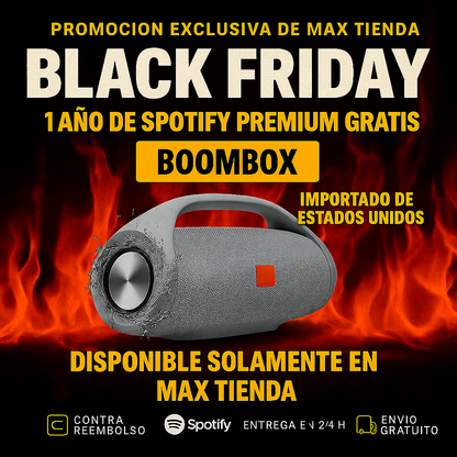¡POTENCIA Y SONIDO IMBATIBLES! ¡El BOOMBOX HA LLEGADO! 🔥Calentamiento Black Friday🔥