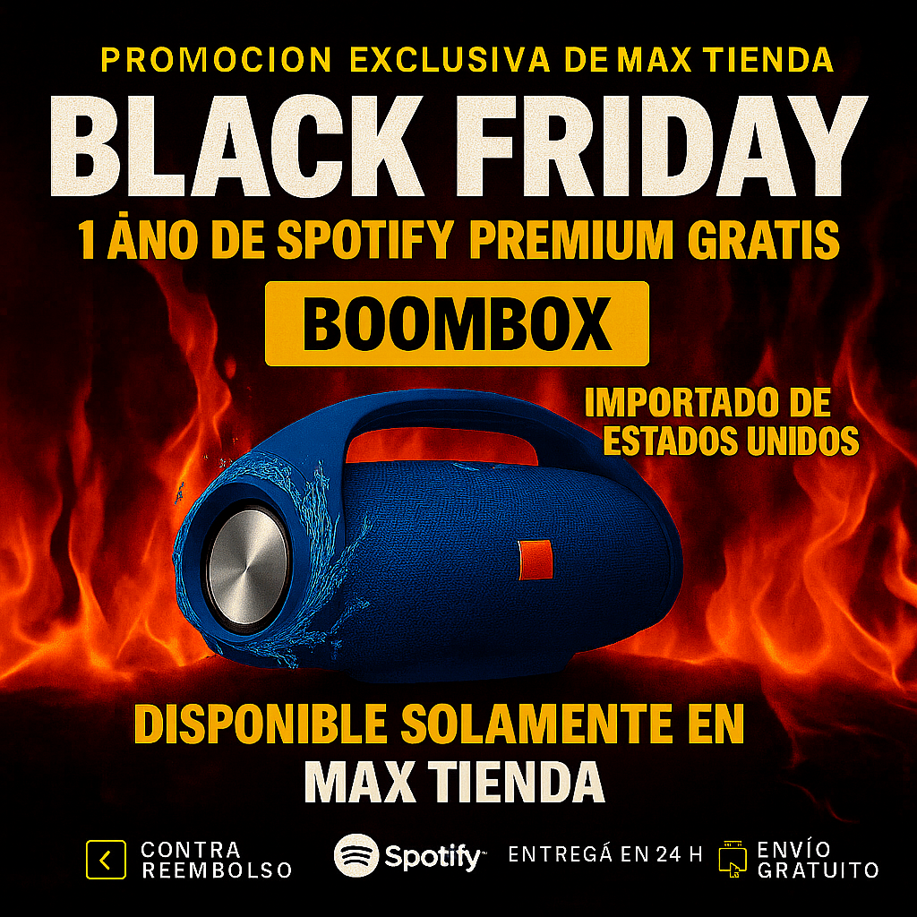 ¡POTENCIA Y SONIDO IMBATIBLES! ¡El BOOMBOX HA LLEGADO! 🔥Calentamiento Black Friday🔥