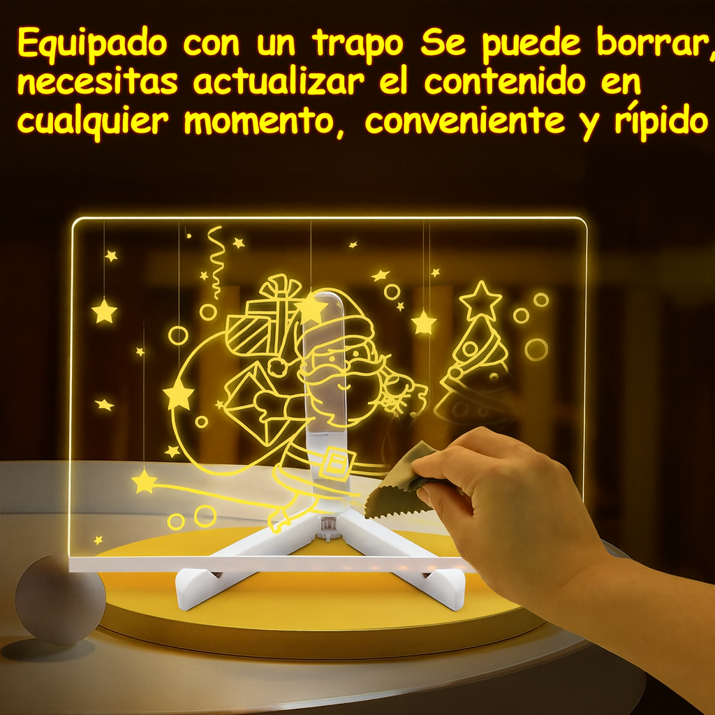 Pizarra de Mensajes con LED Luminosa