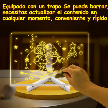 Pizarra de Mensajes con LED Luminosa