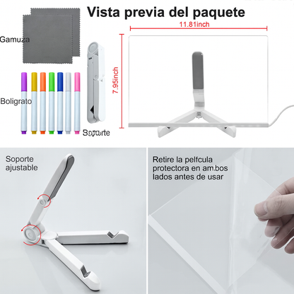 Pizarra de Mensajes con LED Luminosa