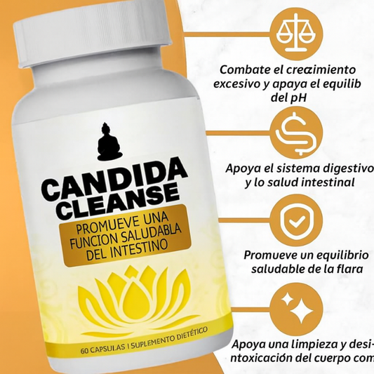 Cándida Cleanse - Fórmula Ayurvédica para la Salud Digestiva y Equilibrio Fúngico