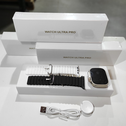 Liquidación por Cierre: Pack Ultra Pro: Smartwatch + 2 Correas + Auriculares Premium Gratis