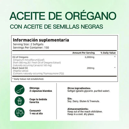 Aceite de Orégano |Suplemento Antioxidante Natural (Edición Limitada)
